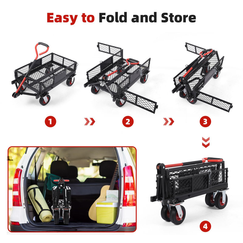 46cm H x 38cm W Utility Cart