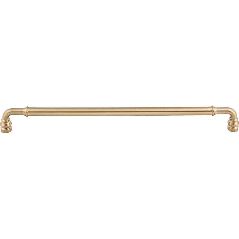 Brixton 12" Center to Center Bar Pull, 12" Center to Center, Honey Bronze