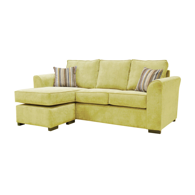 Celis 3 Seater Sofa & Chaise, Olive