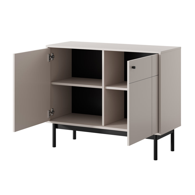 Japandies 103.5cm Sideboard, Beige