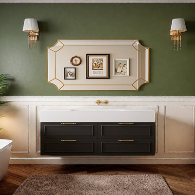 Armoire de salle de bain de style français