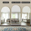 Grand miroir de plancher arqué surdimensionné avec support et miroir mural-45875824-45875826