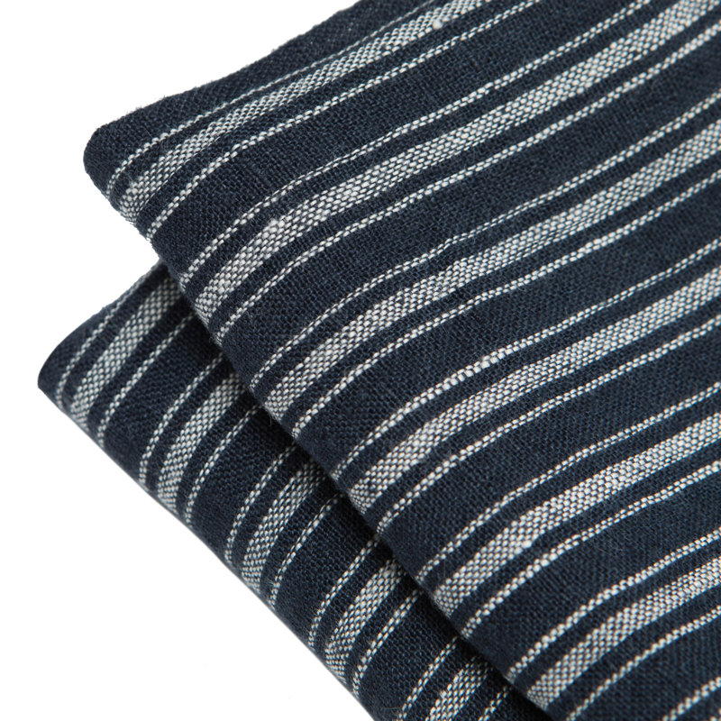 Boat Stripe Stripe Tea Towel Kitchen Towel, Indigo/White