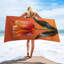 Serviette de plage en microfibre à séchage rapide, 30 x 60 po