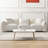 102.36" Sectional Sofa Boucle Couch-1960737181