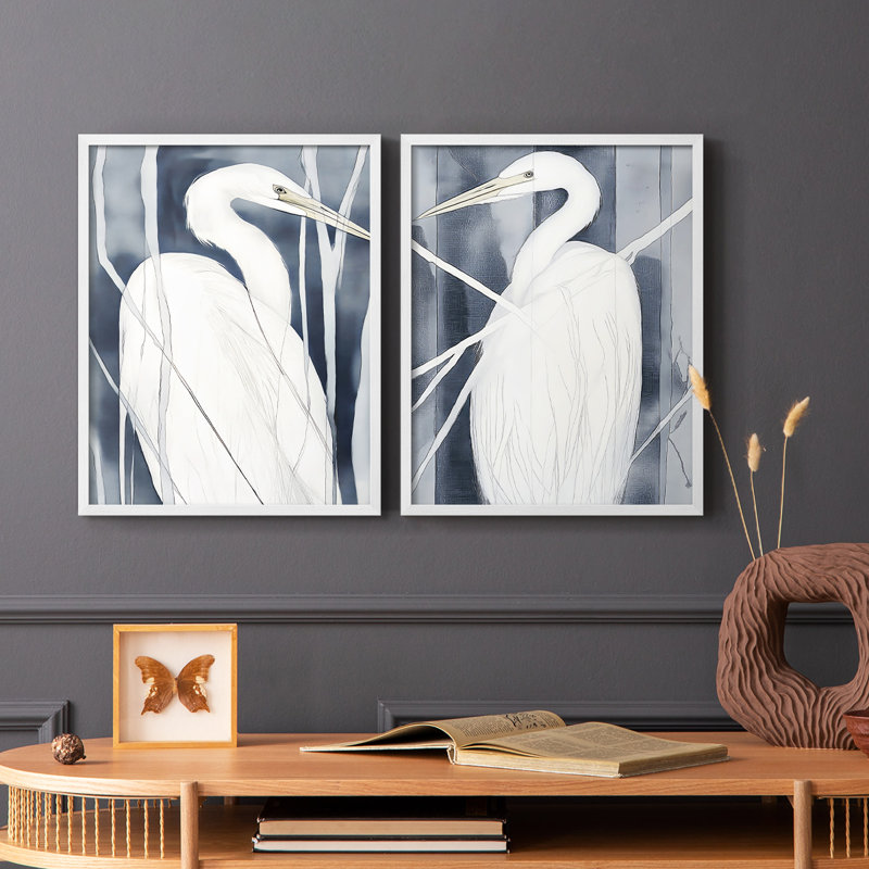 ANIMALS Series CCCLLXX - Reproduction encadrée de qualité supérieure - prête à être accrochée - aucun clou requis - aucun clou requis