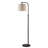 Alecxander 65'' Black Arched Floor Lamp