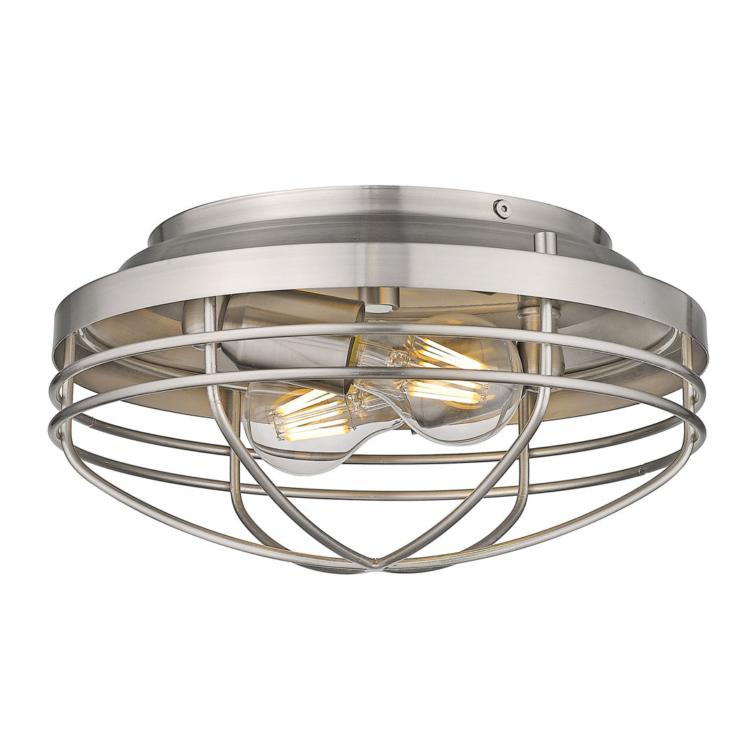 Lylah 2-Light 12" Flush Mount Three Posts™ 