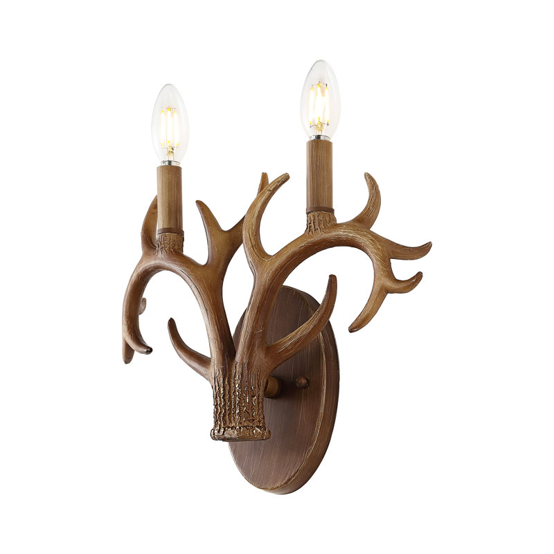 Asilah Resin Candle Wall Light