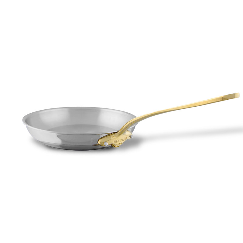 Mauviel M'cook B Frying Pan With Brass Handle, 20.08"