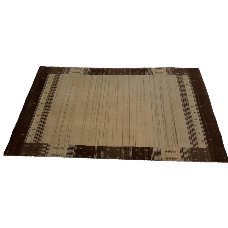 Canvello Hand Made Casual All Over Indo Gabbeh Rug - 4'1'' X 6'0''