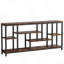 Table d'appoint attrayante, canapé rustique, console