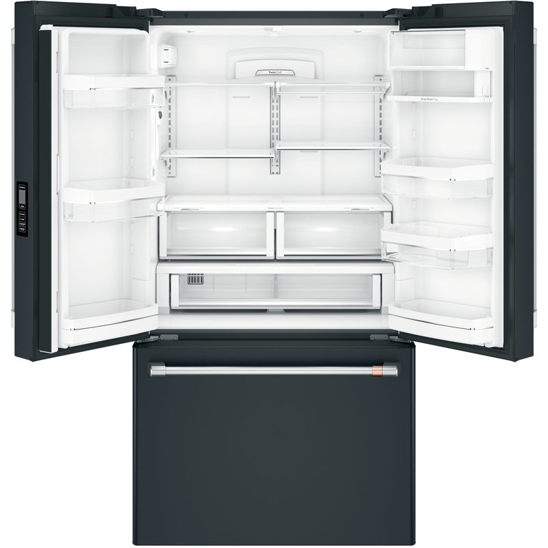 36" Counter Depth French Door 23.1 cu. ft. Energy Star Refrigerator, Matte Black
