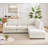 Austin 100" Reversible Modular Corner Sectional Sofa-408514323