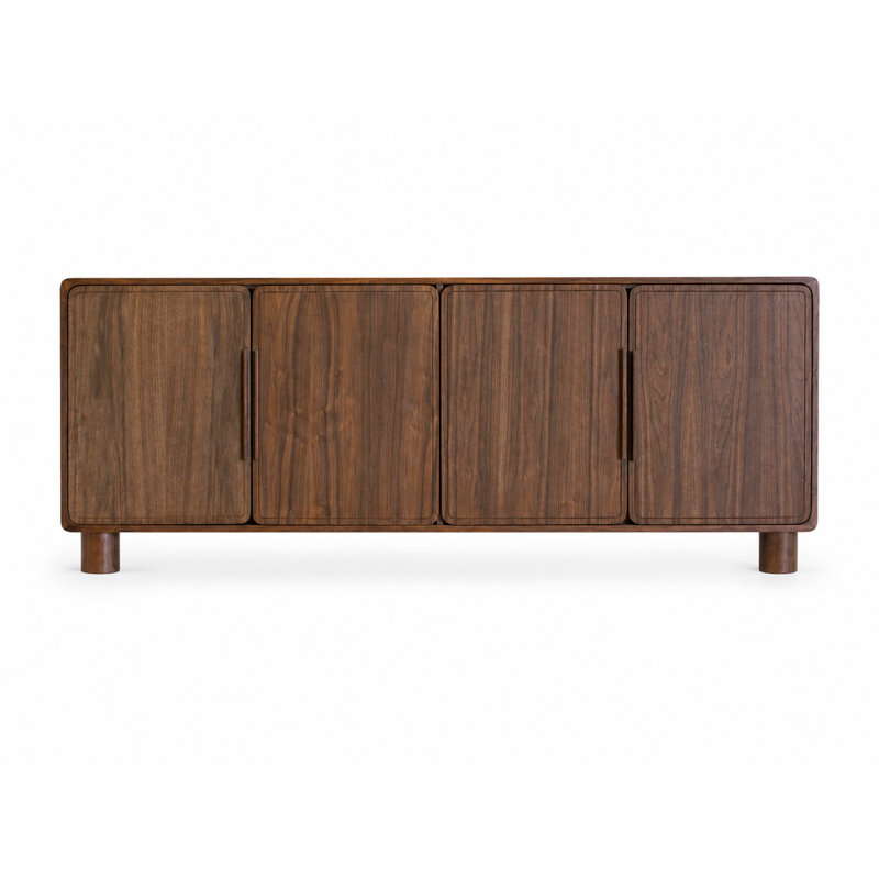 Arcen 84" 4 Door Sideboard, Walnut