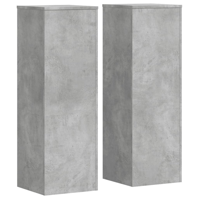 Plant Stand - Set of 2, Concrete Grey