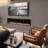 Litedeer Latitude 75" Smart Built-In Electric Fireplace (ZEF75VC) Ultra-Slim Linear Wall Fireplace with WiFi App, Multi-Color Flame, Driftwood Logs , Crushed Ice Rock Media & 1500W Heater-207268508