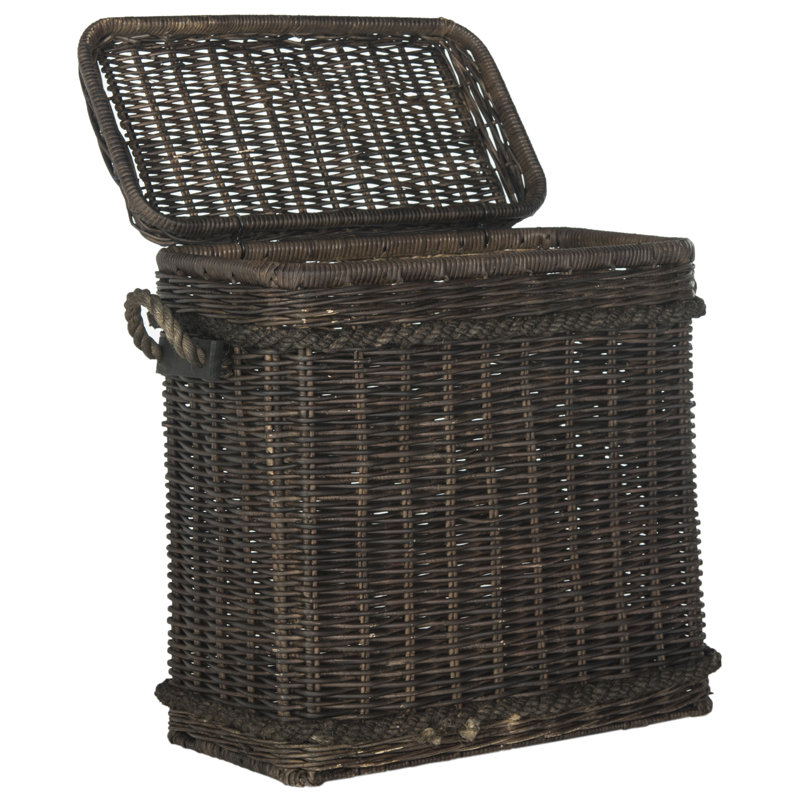 Coffre en osier Whyte, Dark Brown
