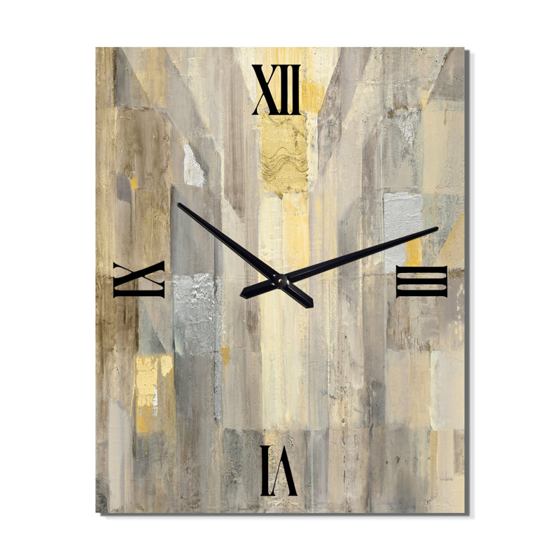 Horloge murale abstraite, Grand