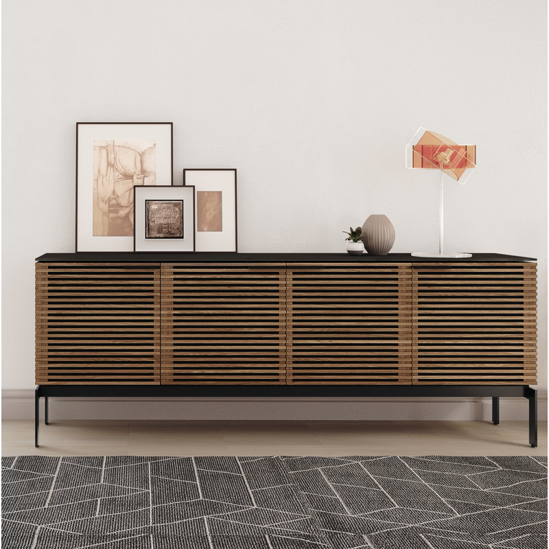 Corridor Media Console, Natural Walnut
