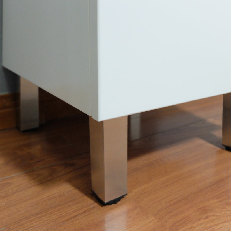 Ensemble de meuble-lavabo moderne en céramique, Blanc / blanc