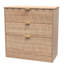 Besmir 77cm W 3 - Drawer Chest of Drawers-1667938378