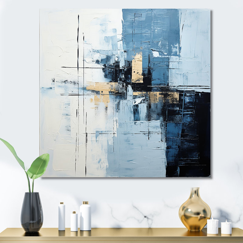 Minimalisme, harmonie scandinave, art III, Toile tendue, H 36 po x l 36 po x P 1,5 po