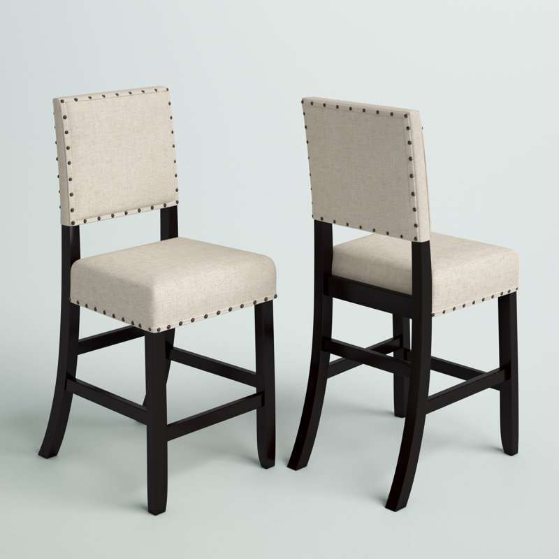Aileen Counter Stool, Antique Black, Counter Stool (25" Seat Height)