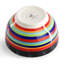 Service de table 16 pièces HomeStyle recevoir Casa Stella en rouge multicolore