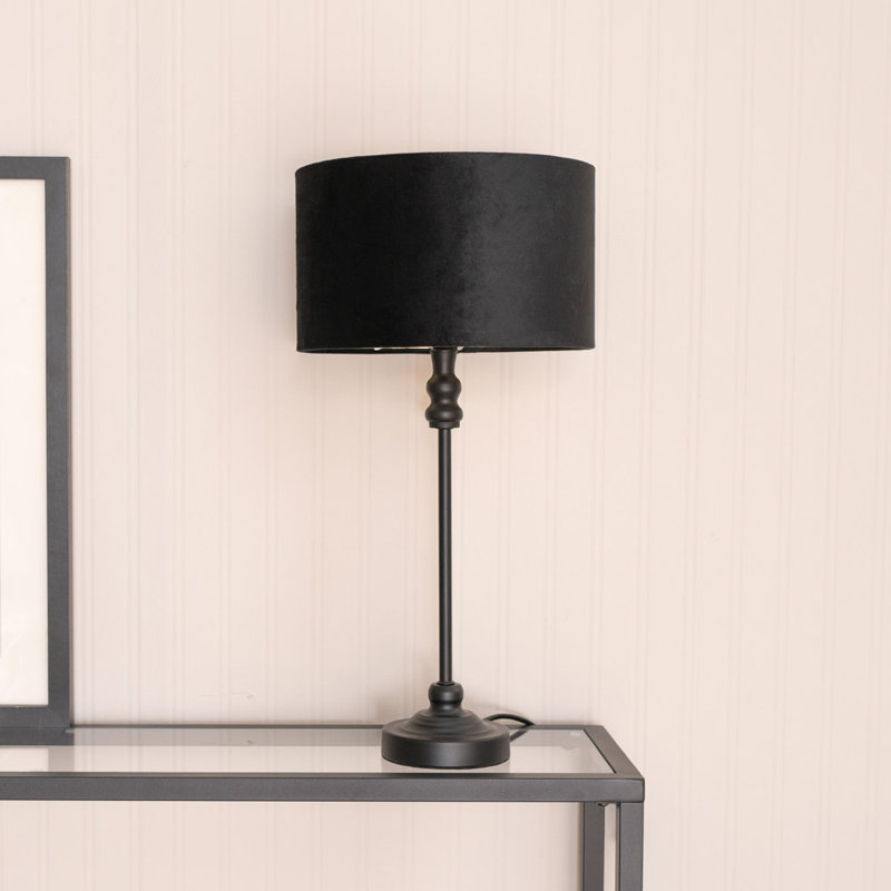 Addisyn Metal Table Lamp, Yes, Black, Black