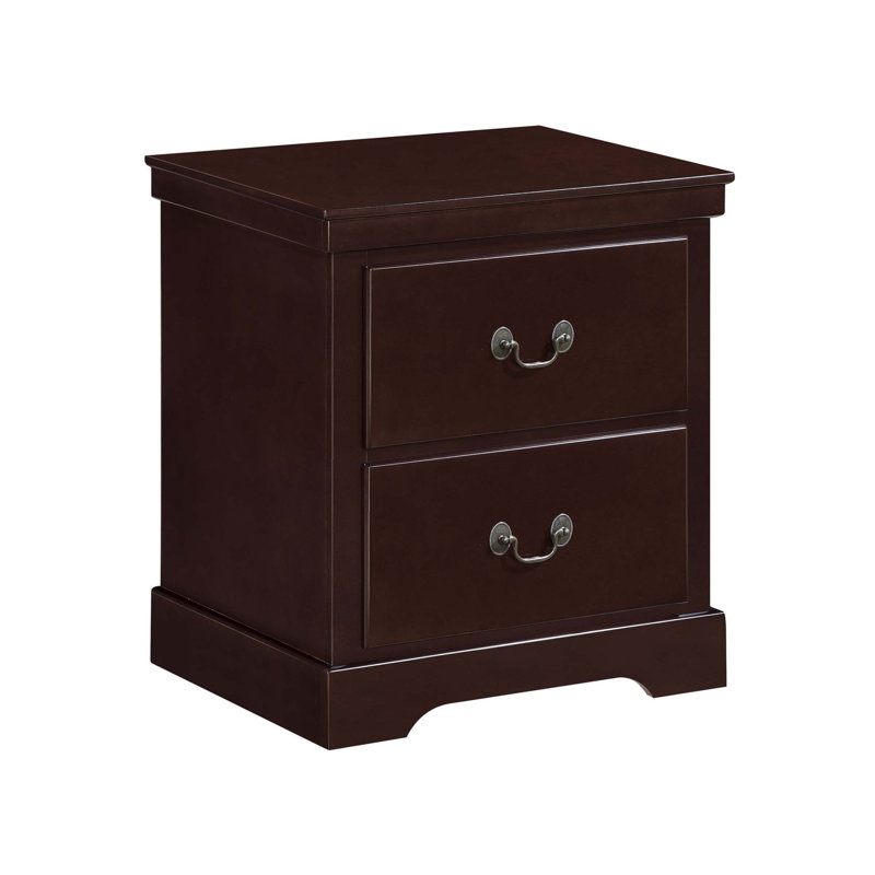 Table de chevet en bois 1pc, Cerisier