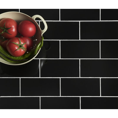Premium 3" x 6" Straight Edge Glass Mosaic Subway Tile