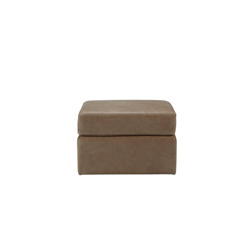 Repose Ottoman in Saddlebag Ale, Collins Celadon
