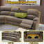 Canapé modulaire inclinable en tissu Corduroy-2010340669