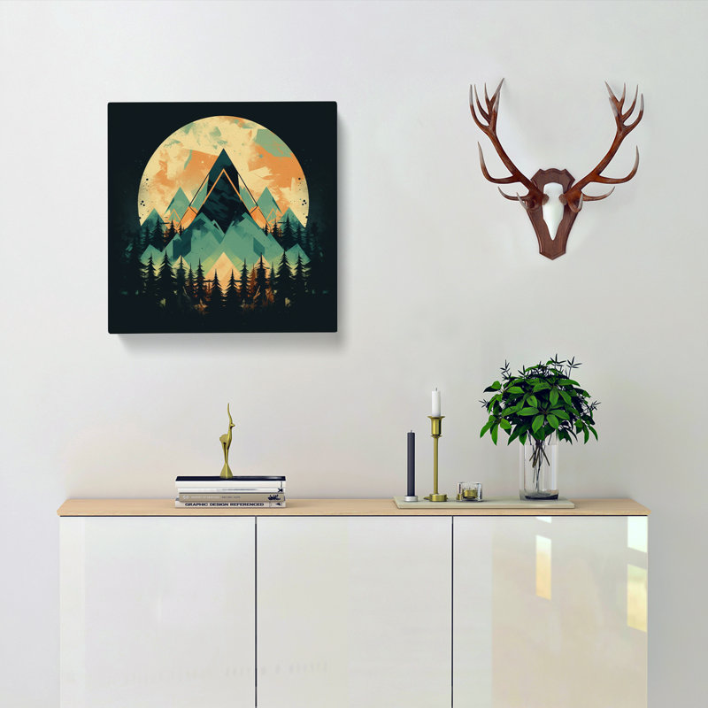 Mountain - No Frame Print, 50cm H x 50cm W x 3cm D