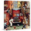 « road block » par norman rockwell, reproduction d’art sur toile tendue-1182296520