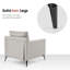 Fauteuil d'appoint moderne, fauteuil rembourré, fauteuils simples-490692364