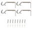 Accessoire de quincaillerie de rideau 6,69 po-1206528296