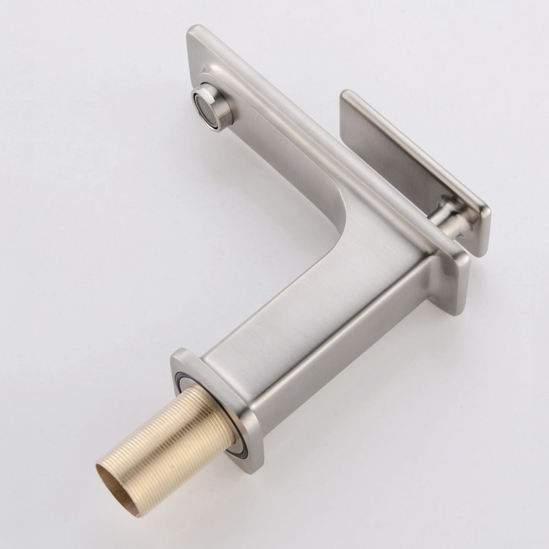 Single Handle Single Hole Bathroom Faucet in Brushed Nickel, Brushed Nickel