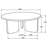 Columbo Brown Round Coffee Table-1729124484