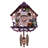  German Cottage Quartz Cuckoo Clock with Beer Drinker Animation