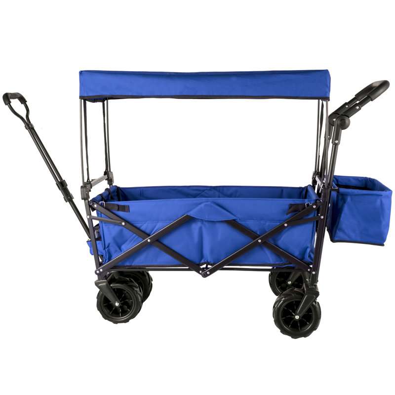 Collapsible Folding Wagon Cart Bags and Storage, Blue
