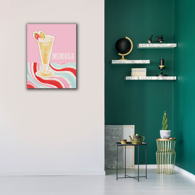 «Mimosa» par Yvette St. Amant, art mural sur toile, H 34 po x l 26 po x P 1,5 po