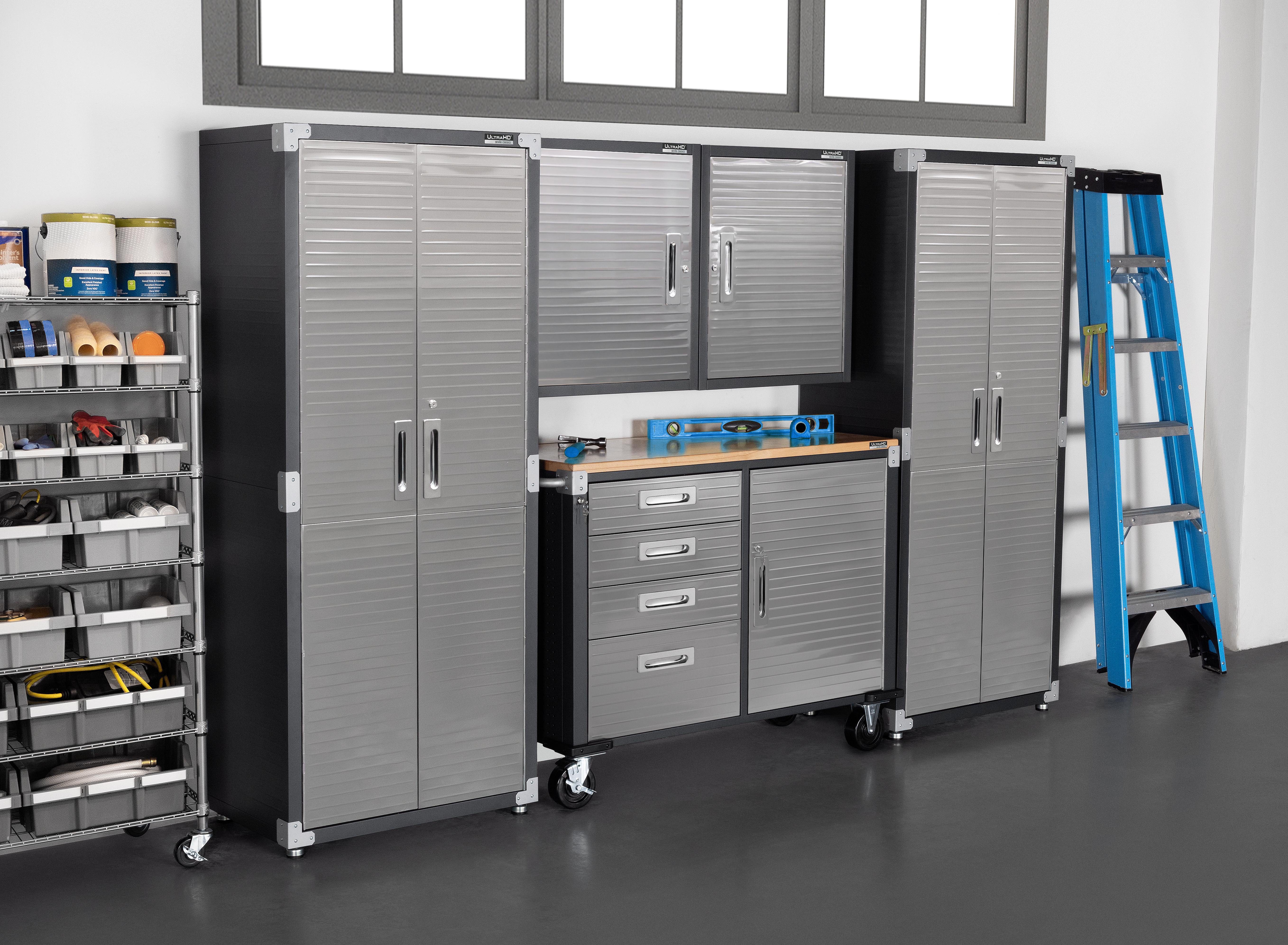 UltraHD Seville Classics UltraHD 5-Piece Storage Cabinet System