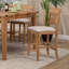 Chaises de pub Ordway Aspen, naturel antique