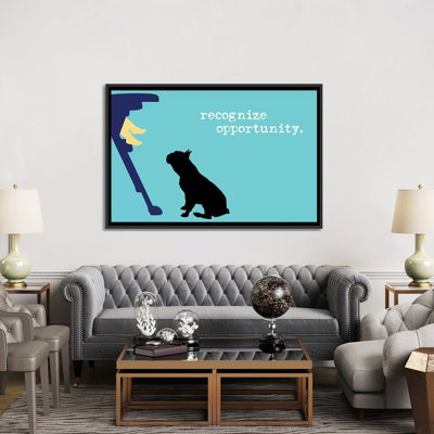 «Occasion II» par Dog is Good and Cat is Good - reproduction d'art graphique sur toile tendue