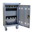 30+2Bay Mobile School Charging Cart Station for Chromebook, Tablet and Laptop Computer with Power Strip Included, Assembly Required-SILVER