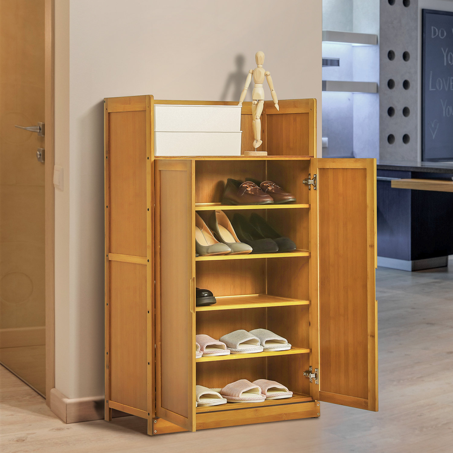 https://assets.wfcdn.com/im/93371906/compr-r85/2021/202124607/6-tiers-shoe-cabinet-with-door-15-pairs-bamboo-shoes-shelf-organizer-rack-for-entryway-hallway.jpg