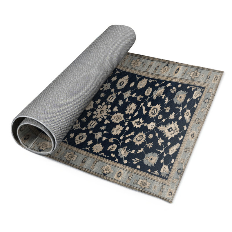 Overdyed Beige Indoor and Outdoor Area Rug, Rectangle 9' x 12'