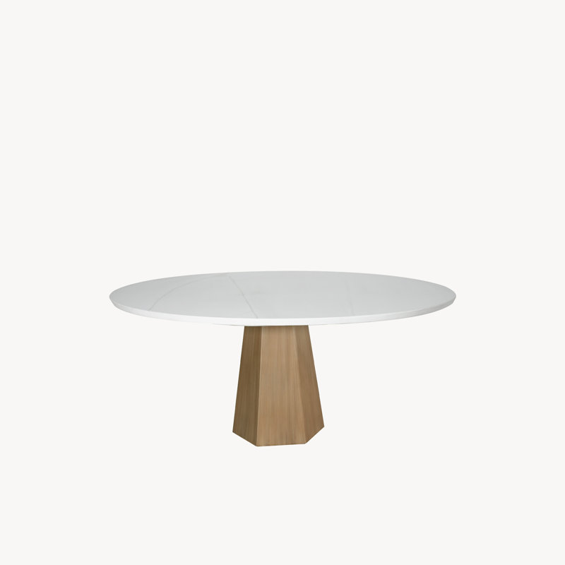 Nicoya 72" Round Dining Table, 28.5" H x 60.5" W x 60.5" D